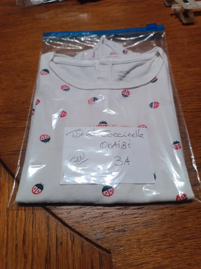T-shirt coccinelles Obaïbi 3A - photo numéro 7