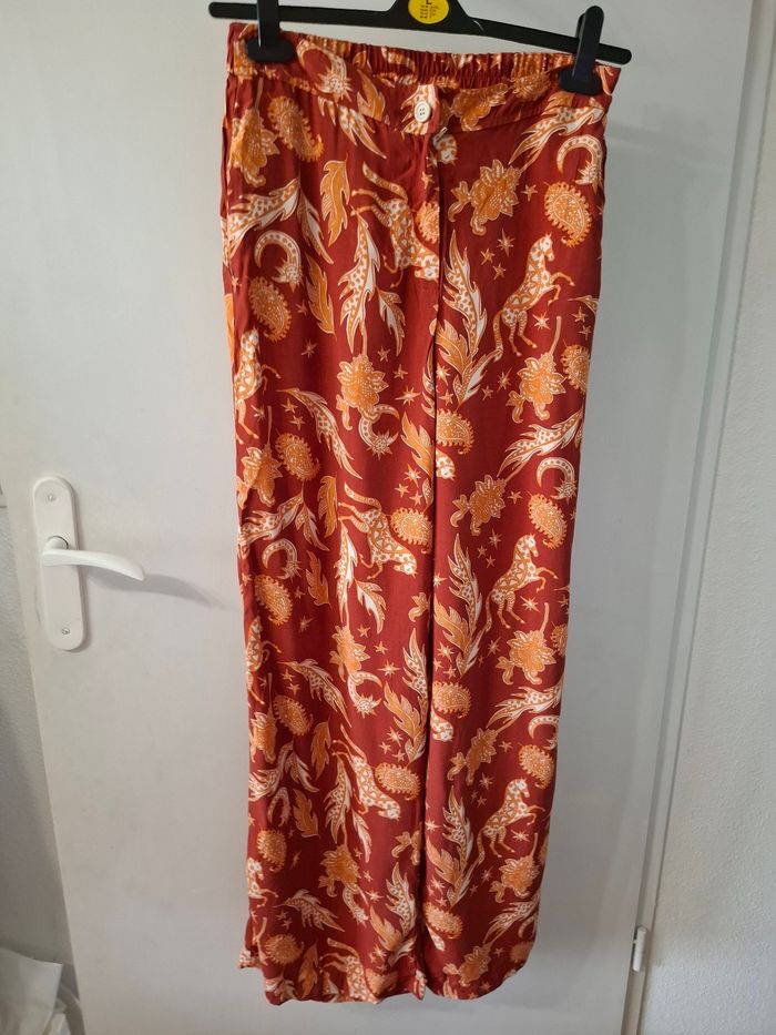 Pontalon ange jambe large taille 38 en très bon état - photo numéro 2