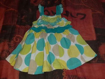 Jolie Robe petite bretelles  6mois