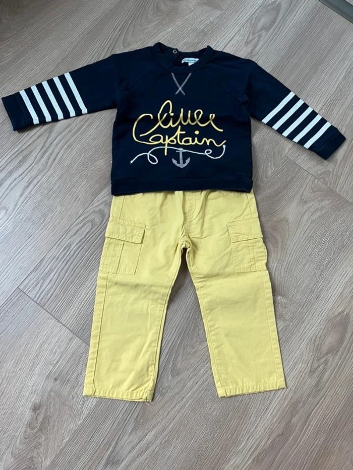 Ensemble vertbaudet garçon 2ans