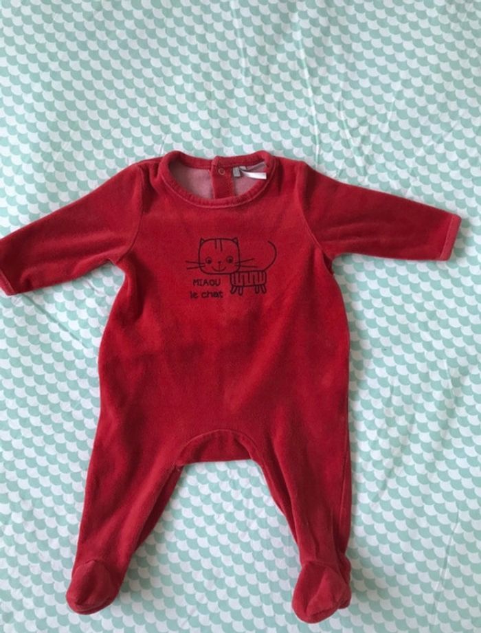 Pyjama chaud velours