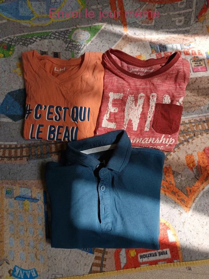 3tee shirt manches courtes