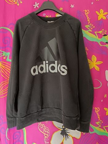 Sweat adidas noir et blanc L