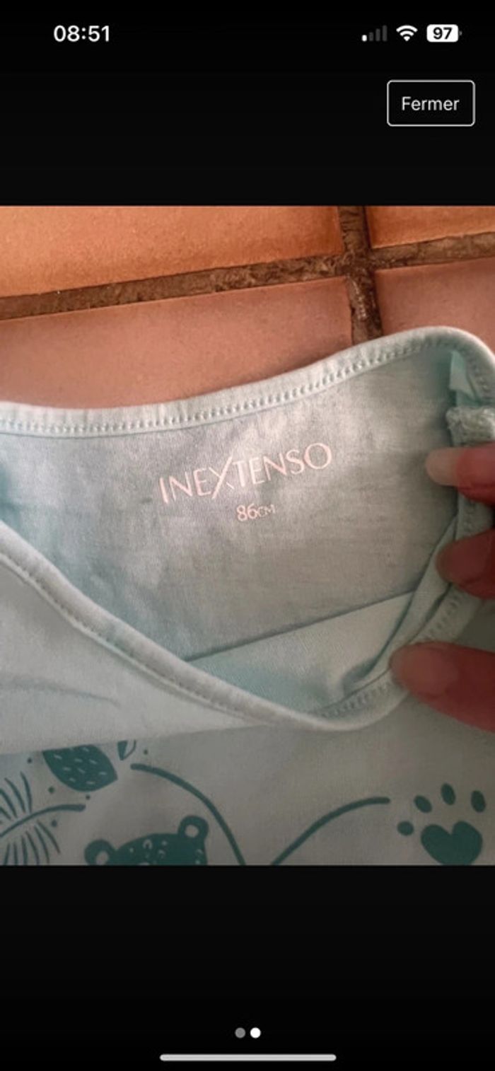 Lot de T-shirt taille 18 mois été in extenso - photo numéro 2