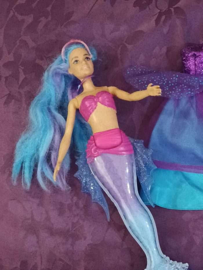Lot barbie sirène - photo numéro 6