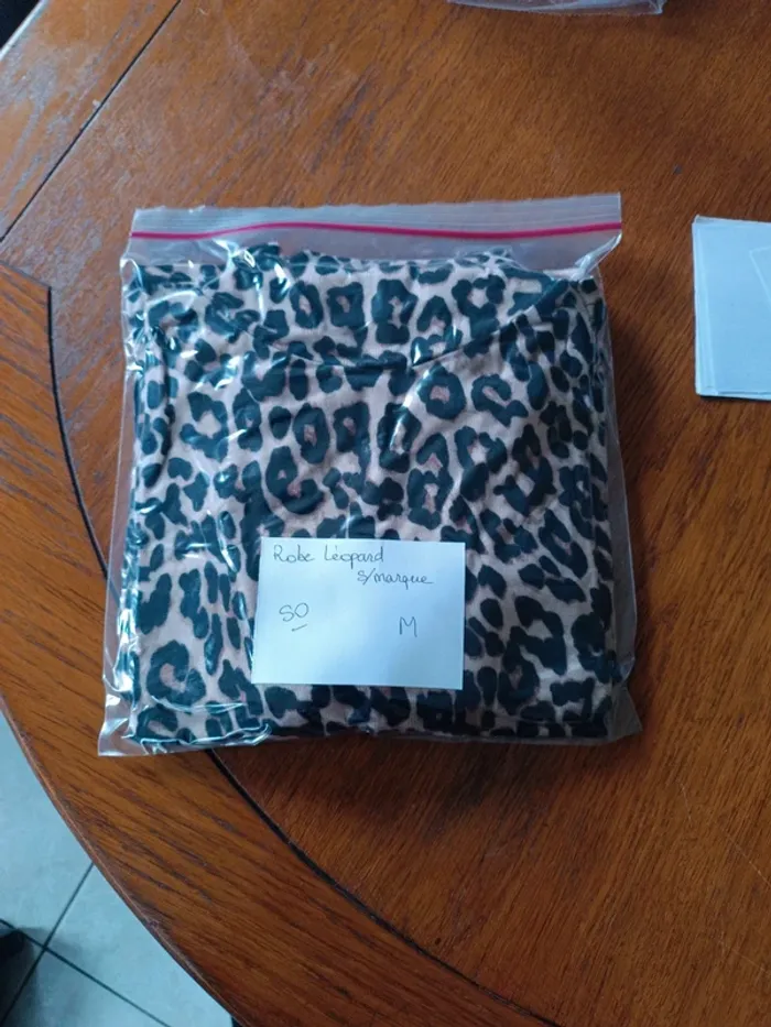 Robe léopard mi-longue M - photo numéro 5