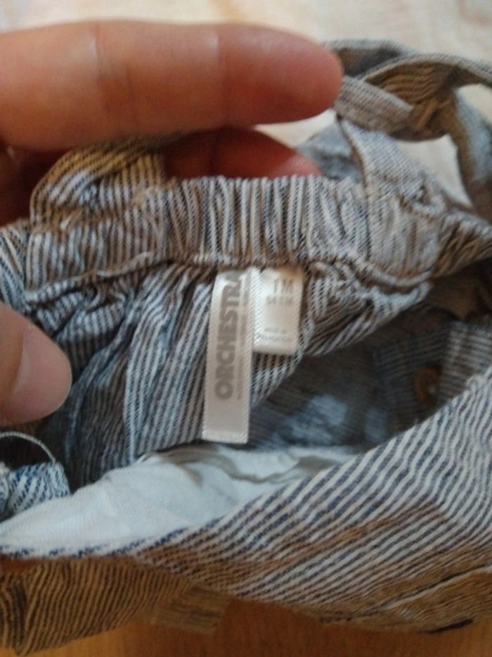 Ensemble salopette short et tee shirt - photo numéro 6