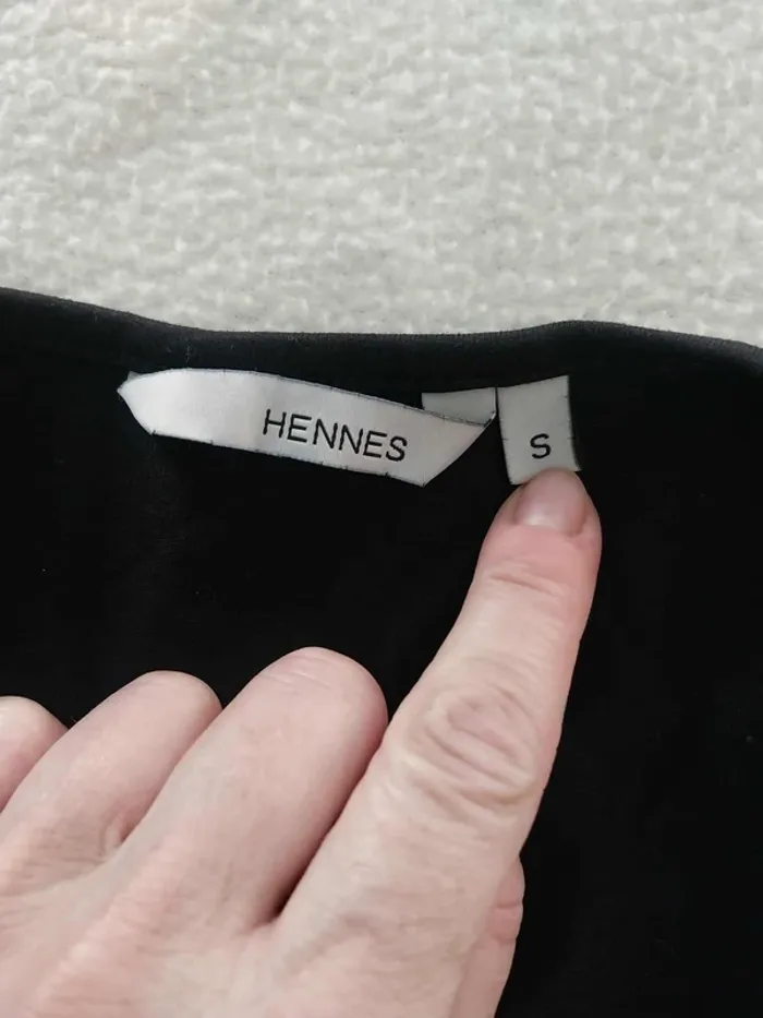 Haut noir tissu maillot bain TS - photo numéro 3