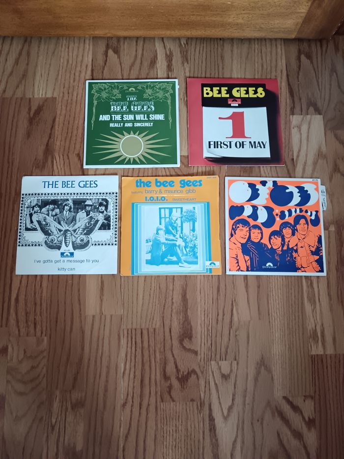 Lot vinyles 45 t The Bee Gees