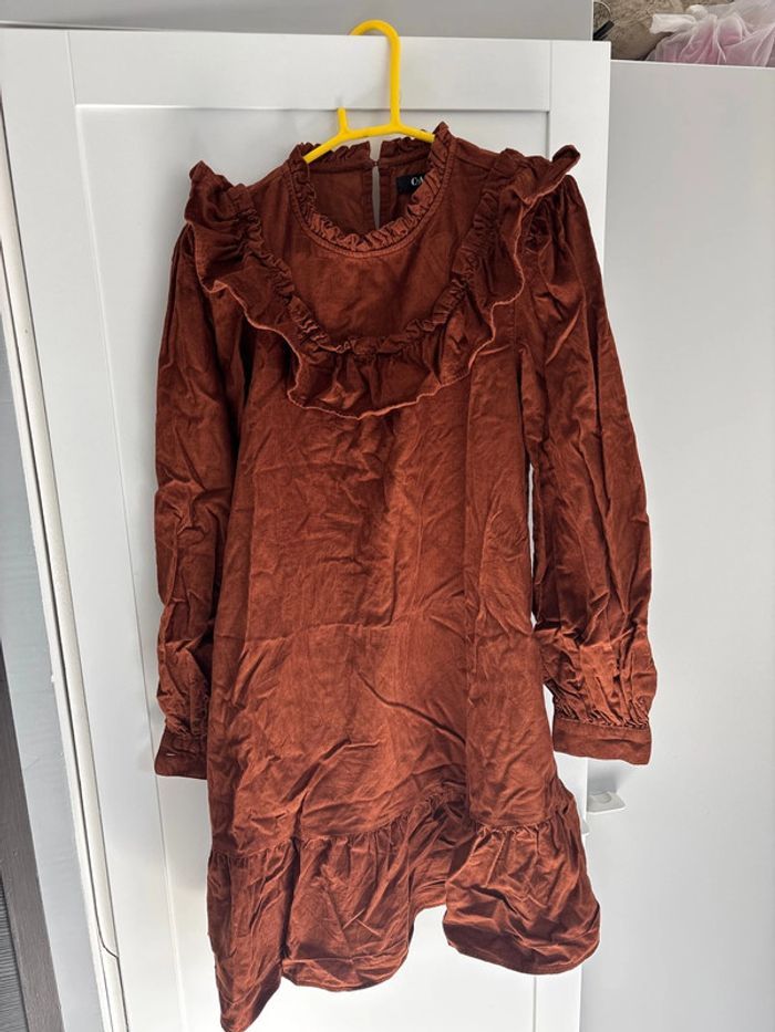 Robe effet velours