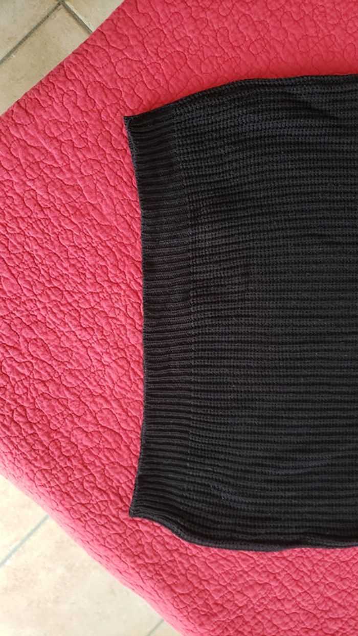 Pull noir en maille, taille 16 ans, parfait état - photo numéro 6