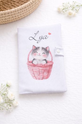 Protège carnet de santé Chat