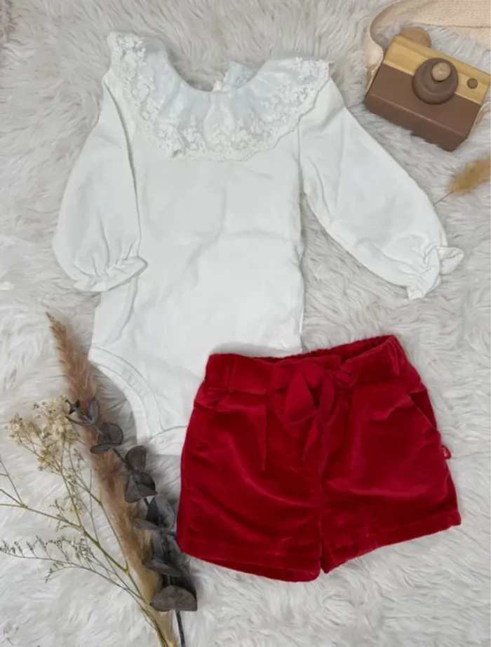 Ensemble bébé fille Obaibi et KIABI