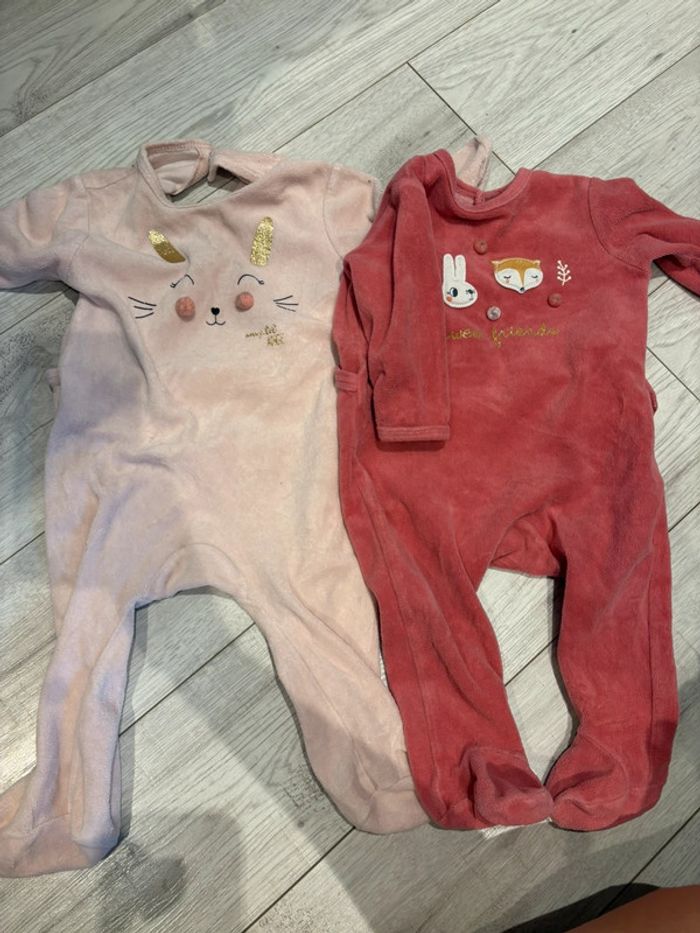 Lot de pyjamas velours