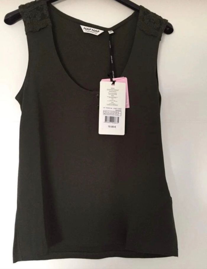 Haut Naf naf kaki neuf taille 34 - photo numéro 2