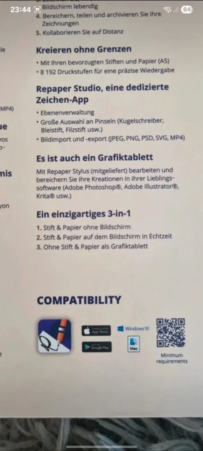 ISKN Repaper tablette graphique papier-crayon + stylet – comme neuve - photo numéro 3