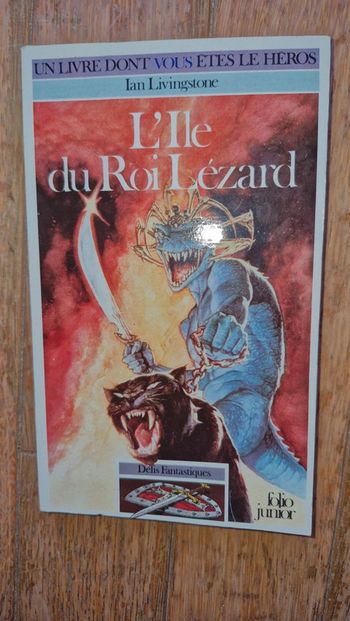 Un livre dont vous êtes le héros/  L'île du Roi Lézard