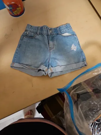 Short kiabi jeans fille 8 ans