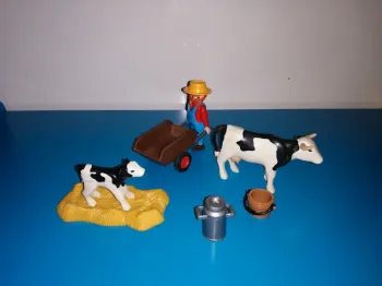 Thème* personnage & animaux / Vache - veau