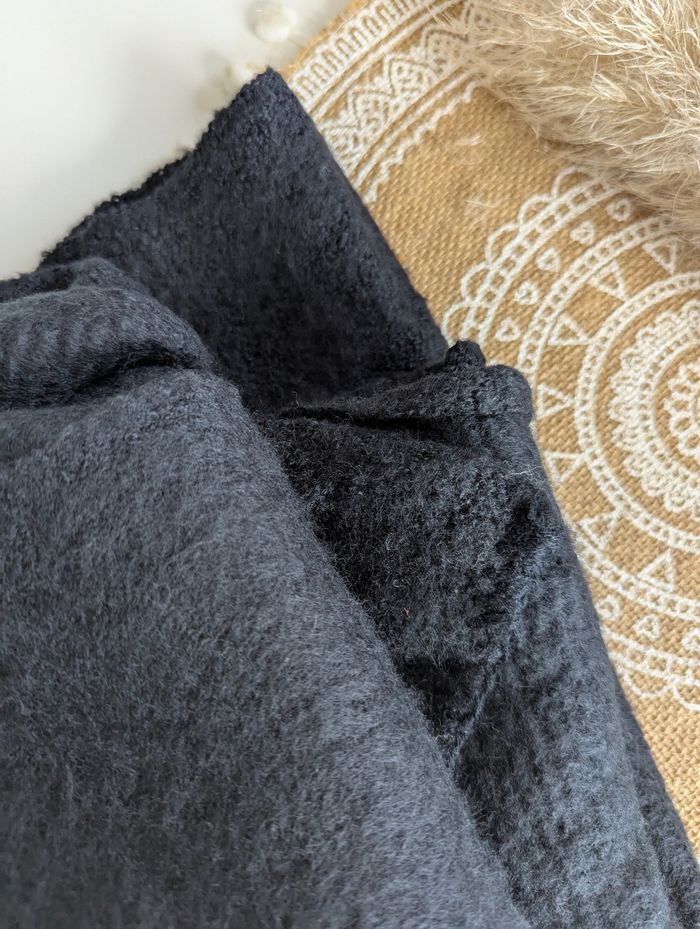 Écharpe épaisse Dublin unie noire - photo numéro 4