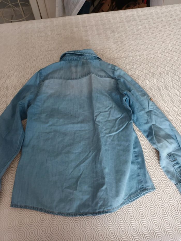 Chemise en jean légère tex 7/8 ans - photo numéro 4