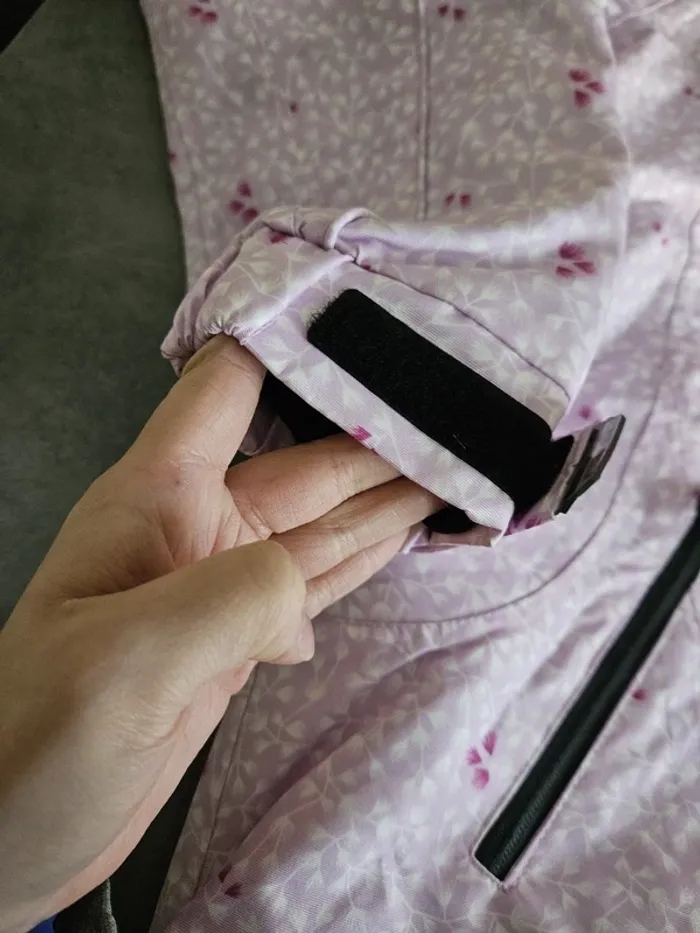 Manteau de ski chaud polaire à capuche fille - 12 ans (152cm) - Missing Link - Rose - photo numéro 12