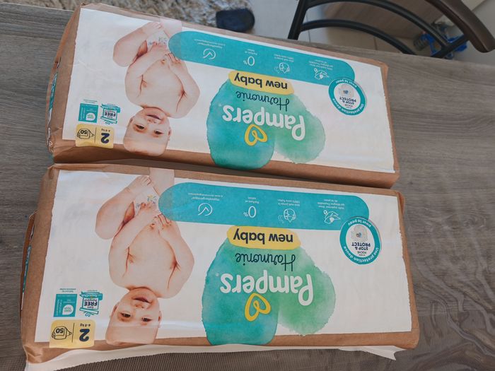 100 couches Pampers harmonies New baby neuf - photo numéro 2