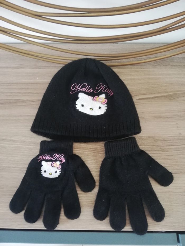 Bonnet et gants Hello kitty T4ans