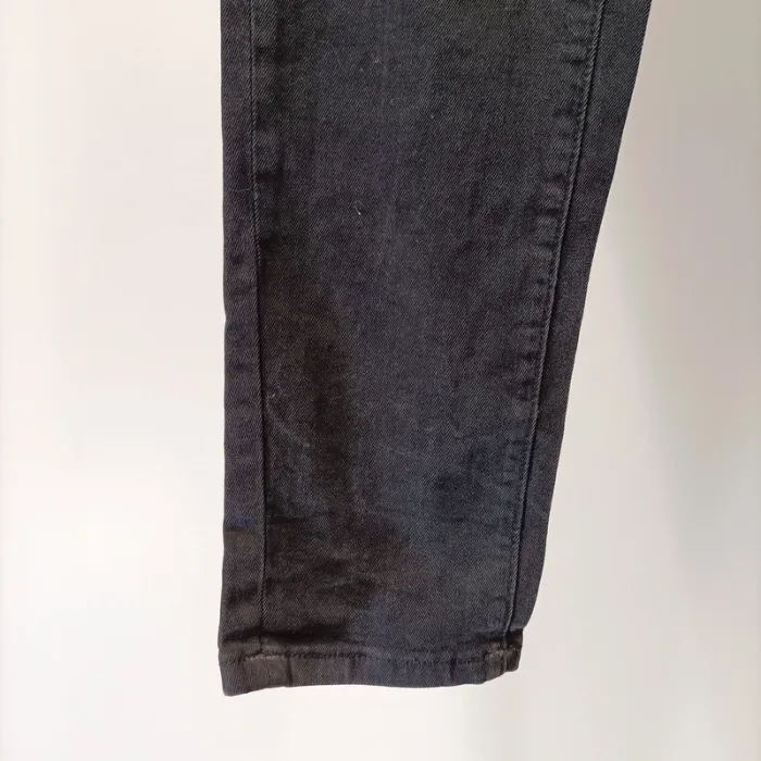 Pantalon noir effet velours Prada - Taille 36 A599 - photo numéro 6