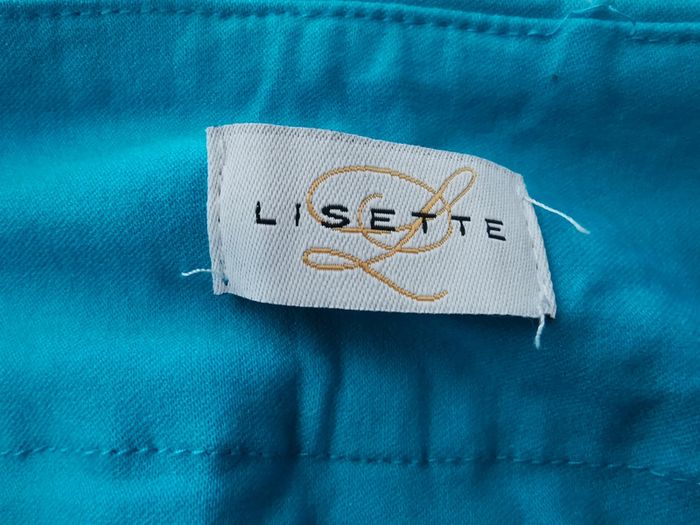Pantacourt. Bleu turquoise. Taille 36.Lizette - photo numéro 5