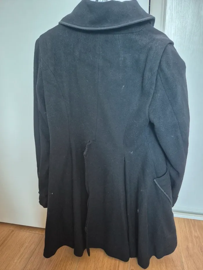 Manteau en laine Zara Woman taille M - photo numéro 3