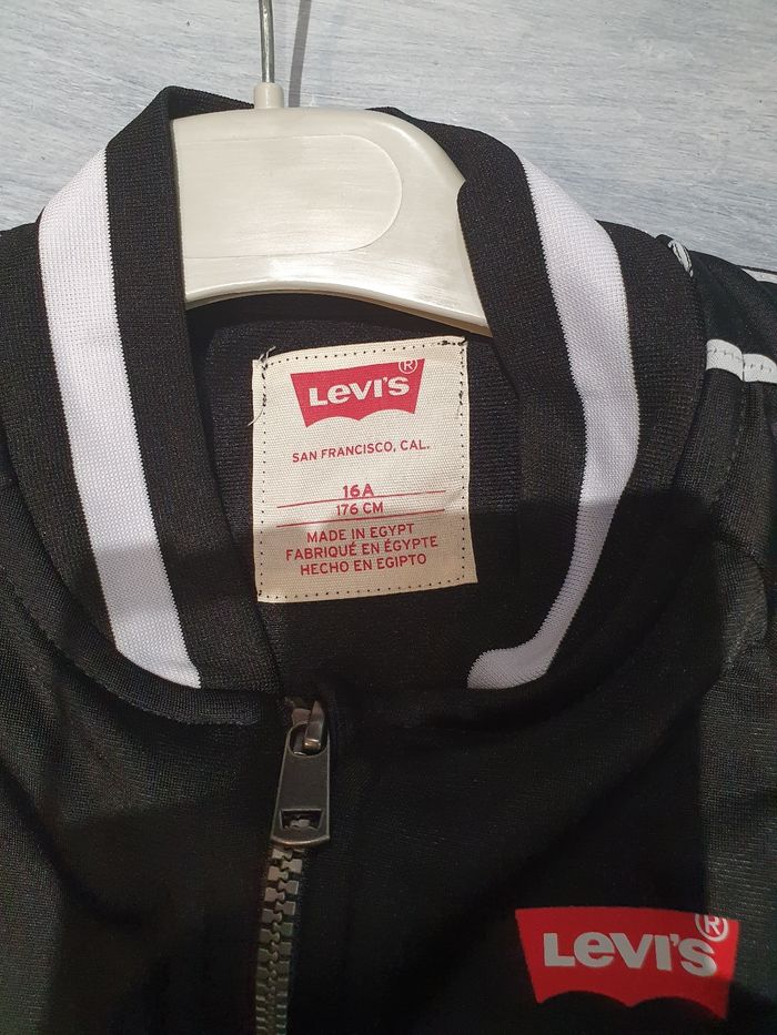 Veste Levis blanche et bleu