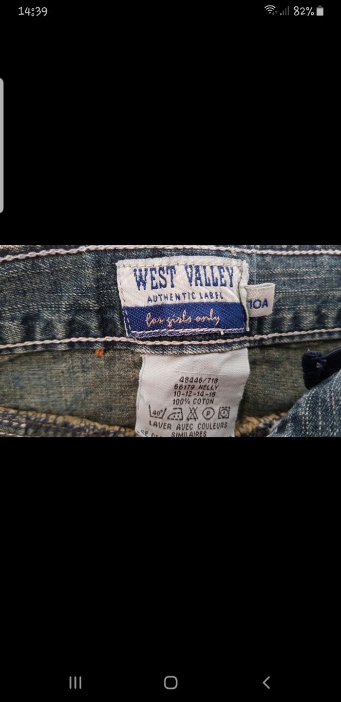 Jupe en jean style délavé - photo numéro 2