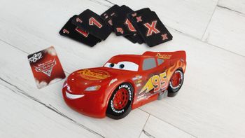 Jeu jouet Mister crash avec lighting MC Queen jeu de société avec 56 cartes Disney Cars