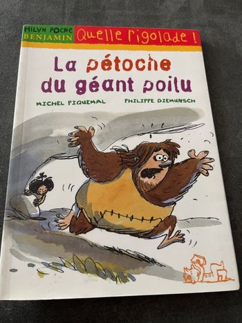 Livre Milan poche benjamin la pétoche du géant poilu cp ce1