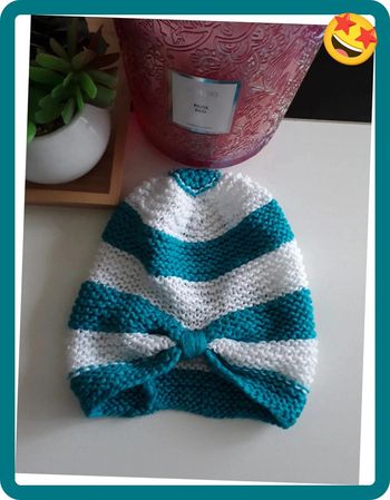 Bonnet en Laine pour bébé🌿💝