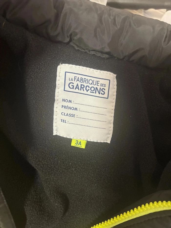 Doudoune 3ans marque la fabrique des garçons - photo numéro 4