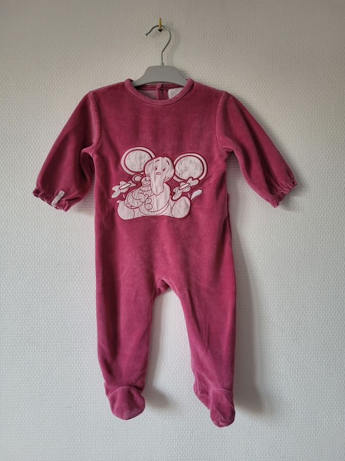 Pyjama rose Noukie's 12 mois TBE