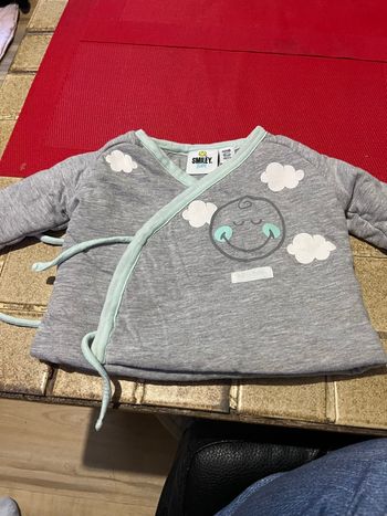 Gilet garçon naissance Smiley baby 