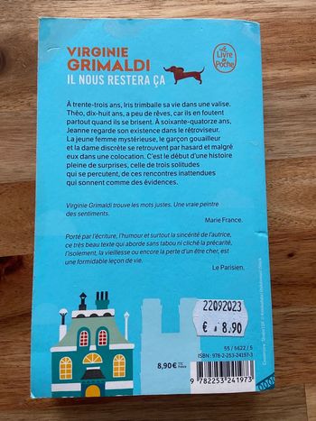 Il nous restera ça - Virginie Grimaldi