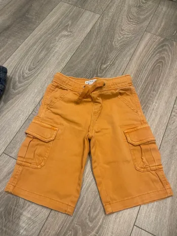 Short garçon Creeks orange 6 ans