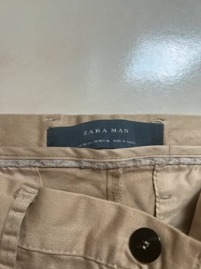 Chino - Zara - beige - 38 - photo numéro 4
