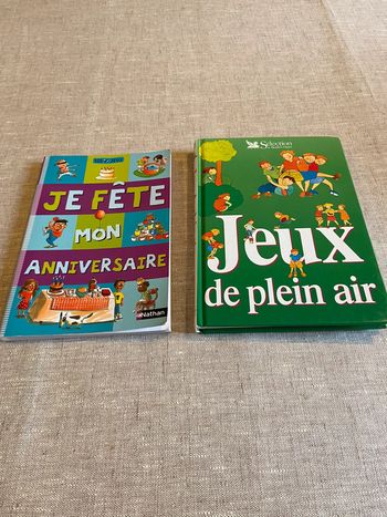 Lot de deux livres d’idées pour fêtes d’anniversaire enfants