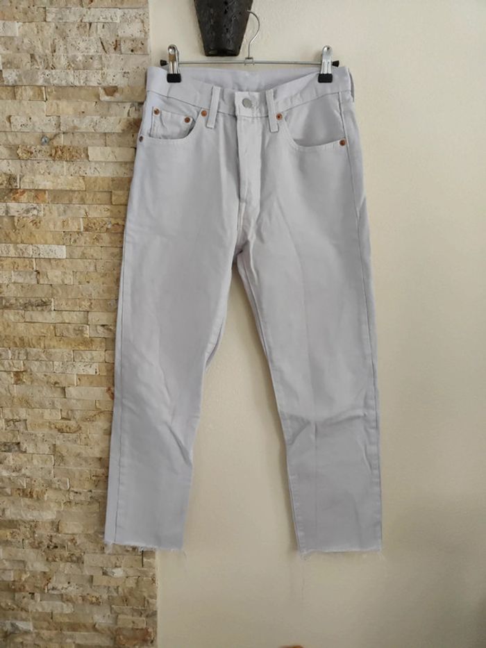 Jeans Levi's W24 L26 mauve pâle - photo numéro 1