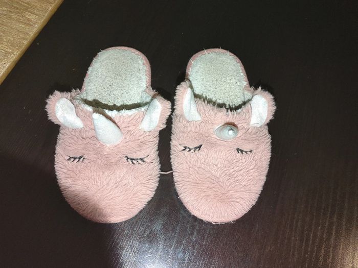 Chaussons licornes rose 31 - photo numéro 2