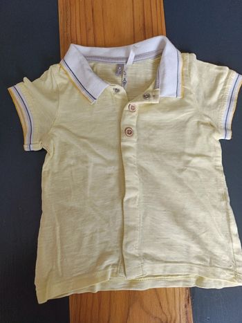 Polo été jaune