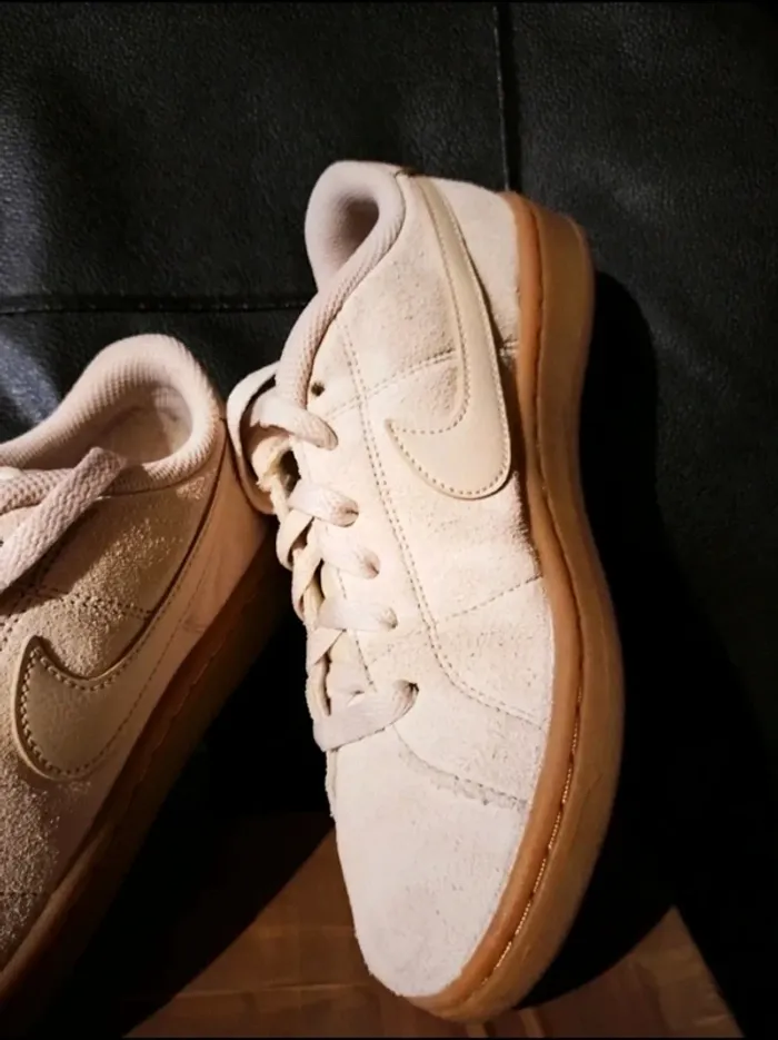 Baskets Nike crème/blanc cassé - photo numéro 12