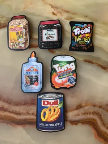 Stickers 6 pieces thème food