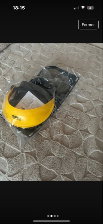 Visière frontale neuf ds son carton