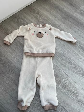 Pyjama polaire bébé mixte 24 mois